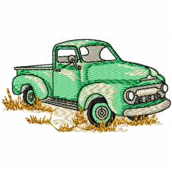 Pickup Truck Embroidery Design 6 Pickup Truck Embroidery Design 6